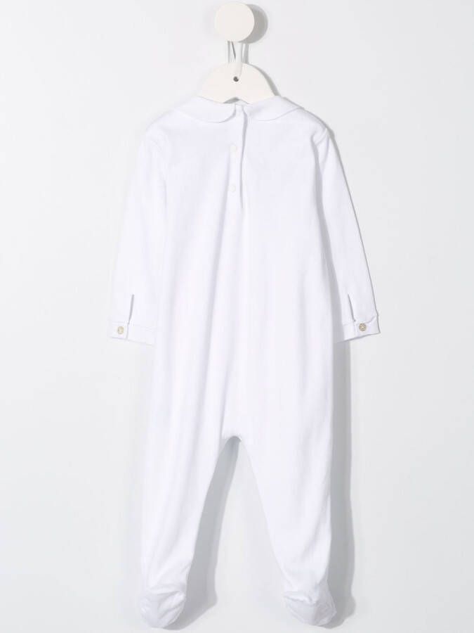 Tartine Et Chocolat Pyjama met geborduurd logo Wit