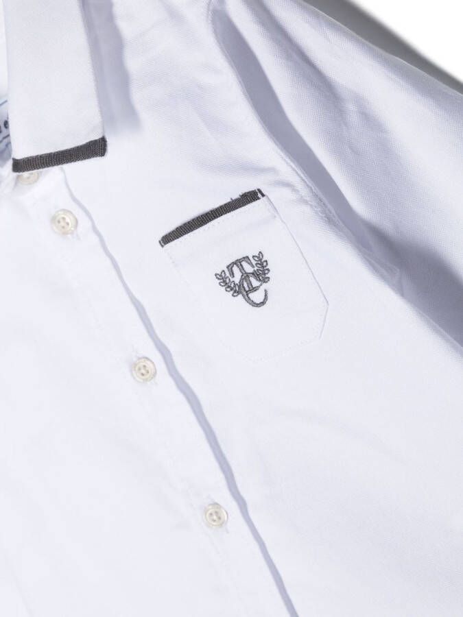 Tartine Et Chocolat Shirt met geborduurd logo Wit