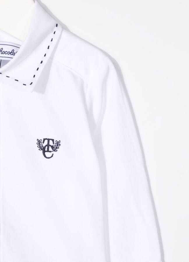 Tartine Et Chocolat Shirt met logoprint Wit