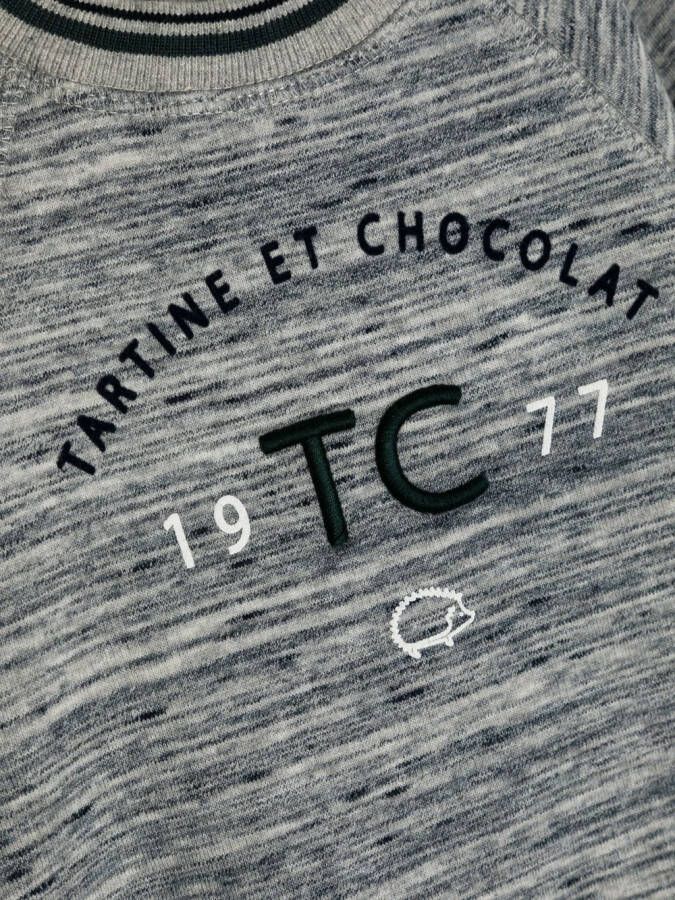 Tartine Et Chocolat Sweater met logoprint Grijs