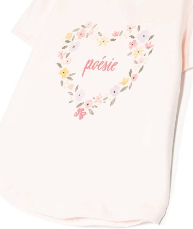 Tartine Et Chocolat T-shirt met bloemenprint Roze