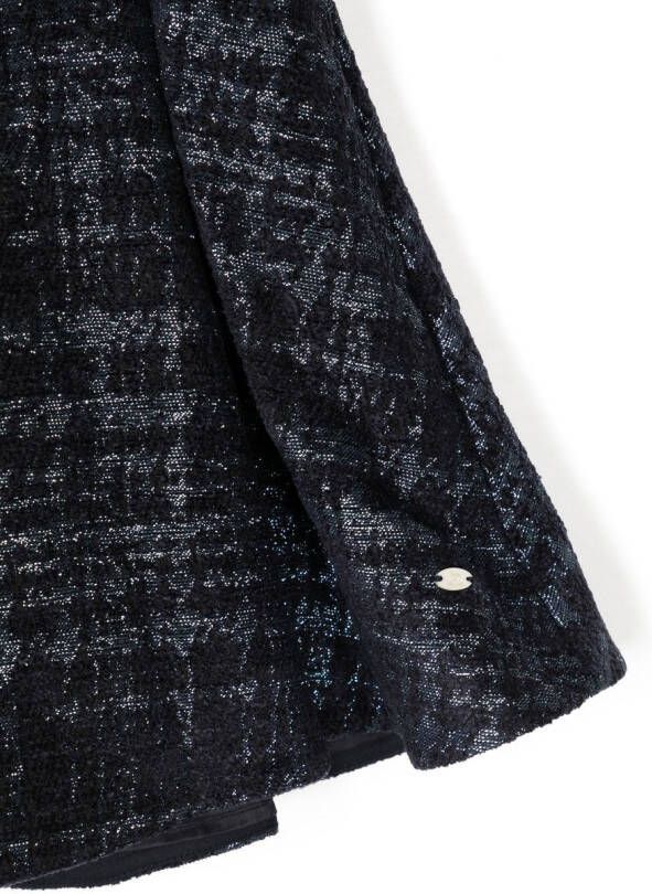 Tartine Et Chocolat Tweed jurk Blauw
