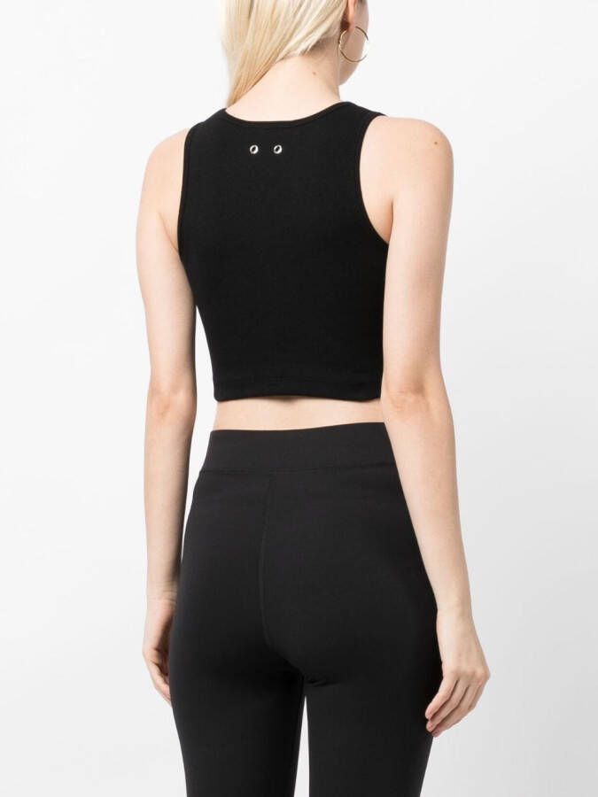 TEAM WANG design Tanktop met logoprint Zwart