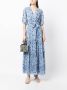 Ted Baker Gelaagde jurk Blauw - Thumbnail 2