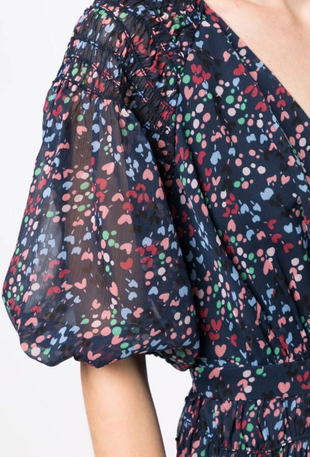 Ted Baker Wikkeljurk Blauw