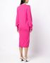Ted Baker Midi-jurk met gestrikte voorkant Roze - Thumbnail 4