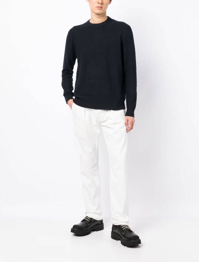 Ted Baker Trui met textuur Blauw