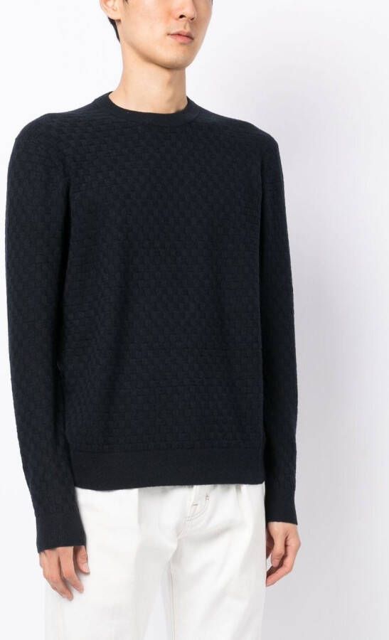 Ted Baker Trui met textuur Blauw