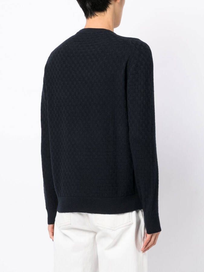 Ted Baker Trui met textuur Blauw
