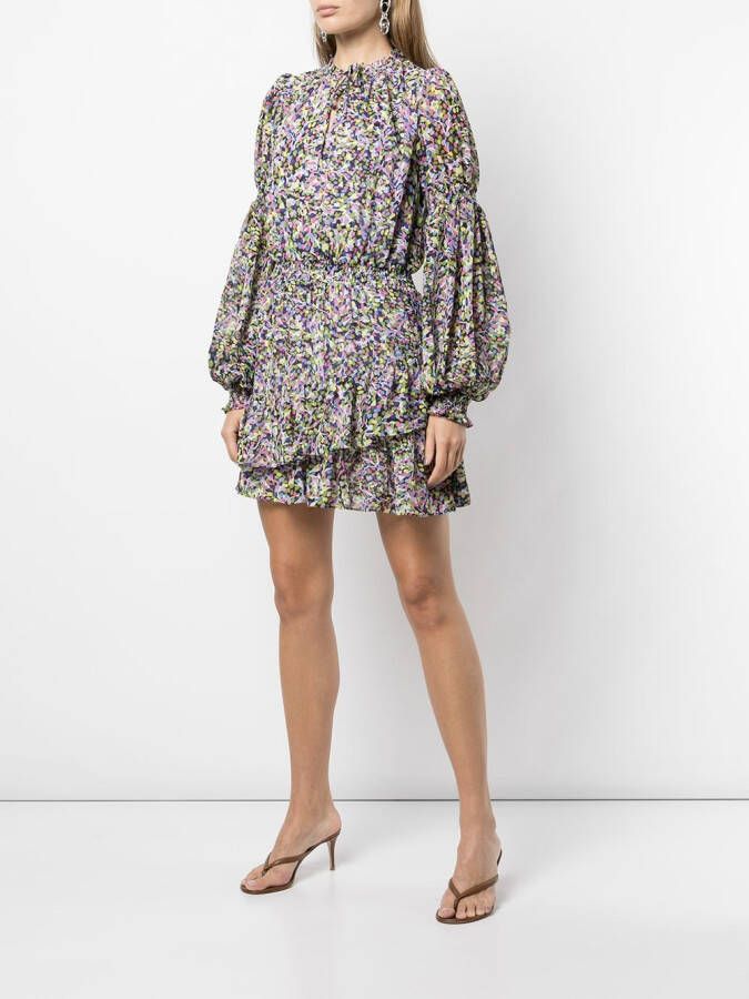 Ted Baker Mini-jurk met bloemenprint Paars