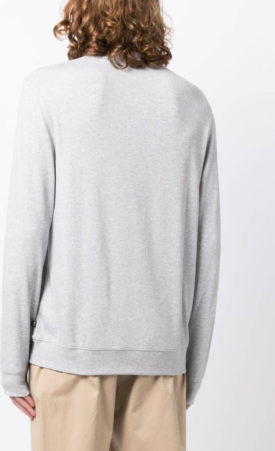 Ted Baker Sweater met geborduurd logo Grijs