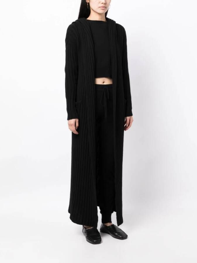 Teddy Cashmere Amalfi kasjmier vestjas Zwart