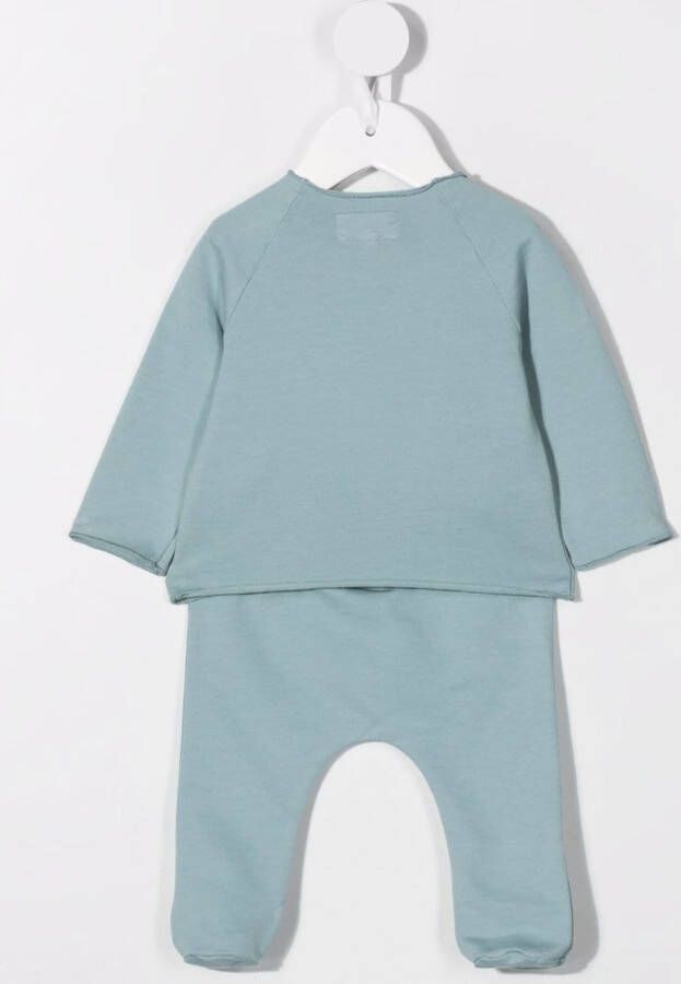 TEDDY & MINOU Broek set met borduurwerk Blauw