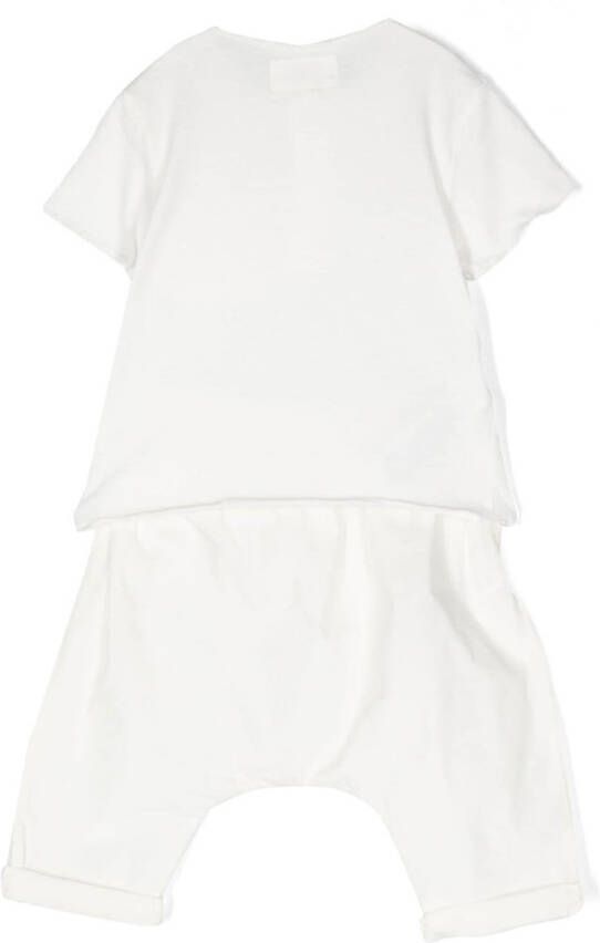 TEDDY & MINOU Broek met verlaagd kruis Wit