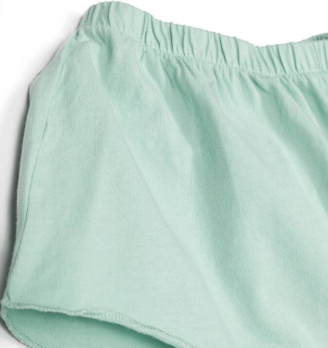 TEDDY & MINOU Shorts met elastische taille Groen