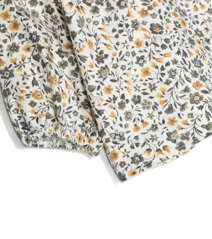TEDDY & MINOU Shirt met bloemenprint Wit