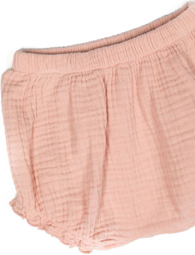 TEDDY & MINOU Jurk met ruches Roze