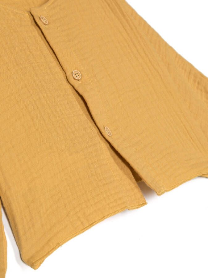 TEDDY & MINOU Vest met knopen Geel