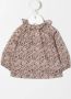 TEDDY & MINOU Shirt met bloe print Beige - Thumbnail 2