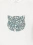 TEDDY & MINOU T-shirt met bloe print Wit - Thumbnail 3
