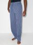 TEKLA Verneuil gestreepte pyjamabroek Blauw - Thumbnail 2