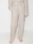 TEKLA Gestreepte pyjamabroek Wit - Thumbnail 2