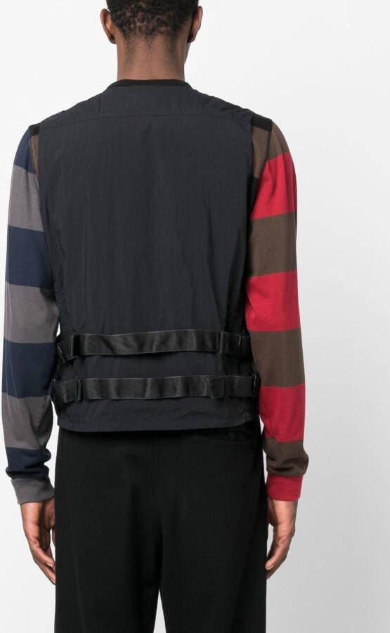 Ten C Bodywarmer met klepzak Zwart