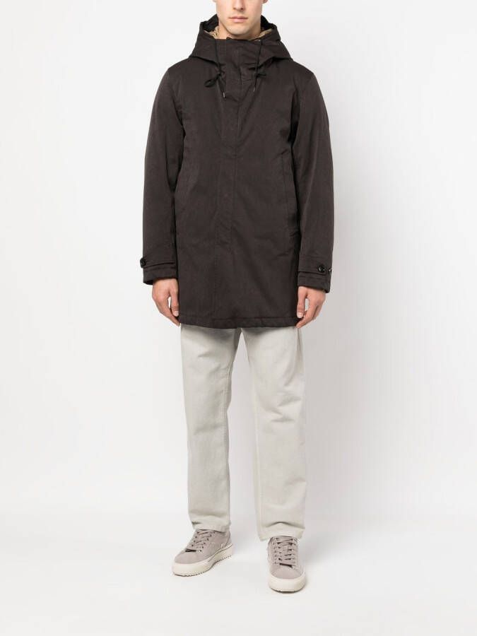 Ten C Gewatteerde parka Bruin