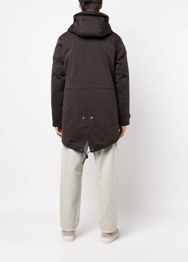 Ten C Gewatteerde parka Bruin