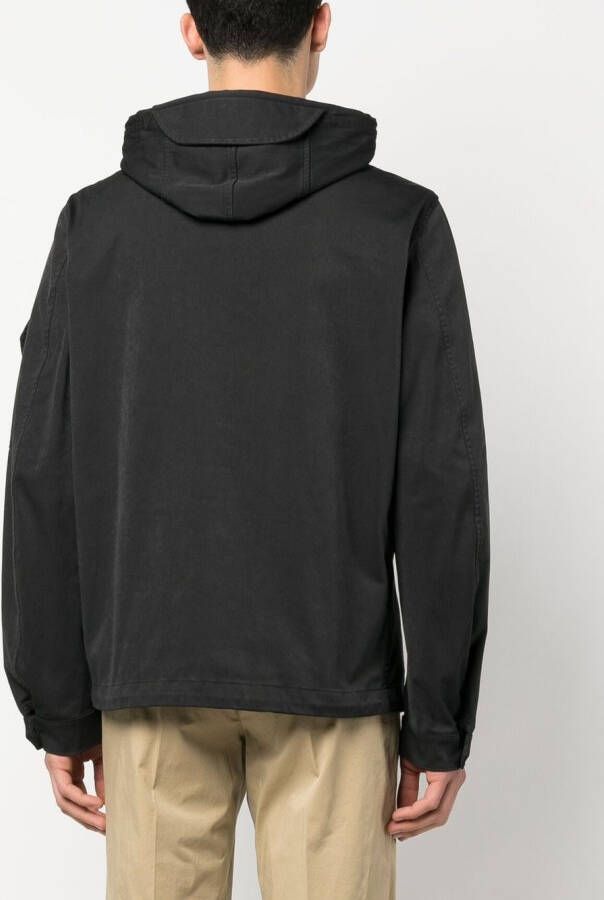 Ten C Jack met capuchon Zwart
