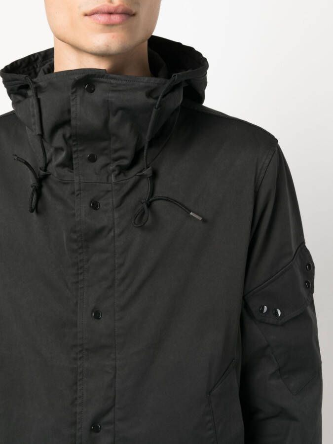Ten C Jack met capuchon Zwart