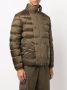 Ten C Donsjack met rits heren polyamide donsveren katoen 50 Groen - Thumbnail 2