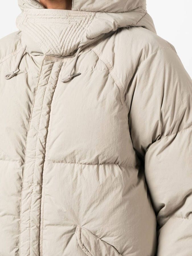 Ten C Gewatteerd donsjack Beige