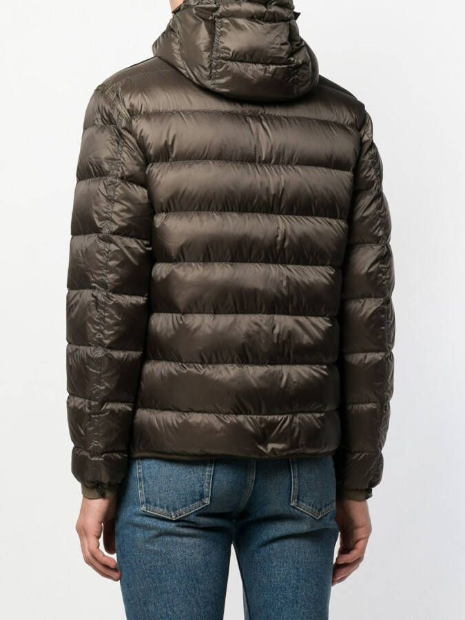 Ten C hooded padded jacket Groen