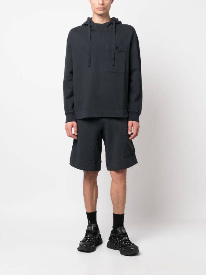 Ten C Hoodie met logopatch Grijs
