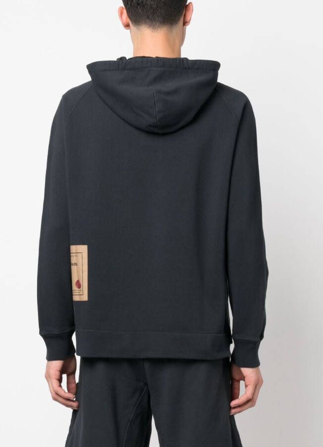 Ten C Hoodie met logopatch Grijs