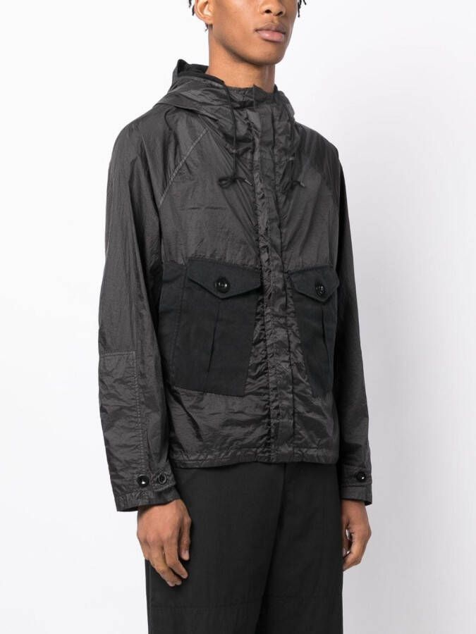 Ten C Jack met capuchon Zwart