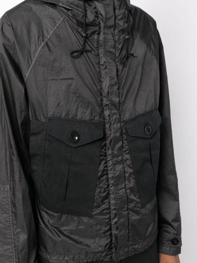 Ten C Jack met capuchon Zwart