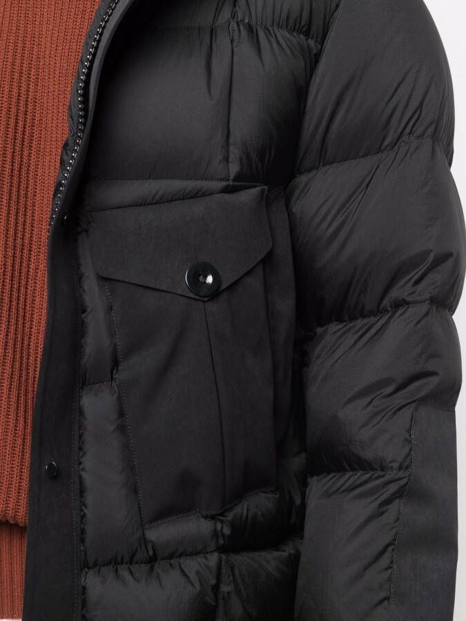 Ten C Jack met capuchon Zwart