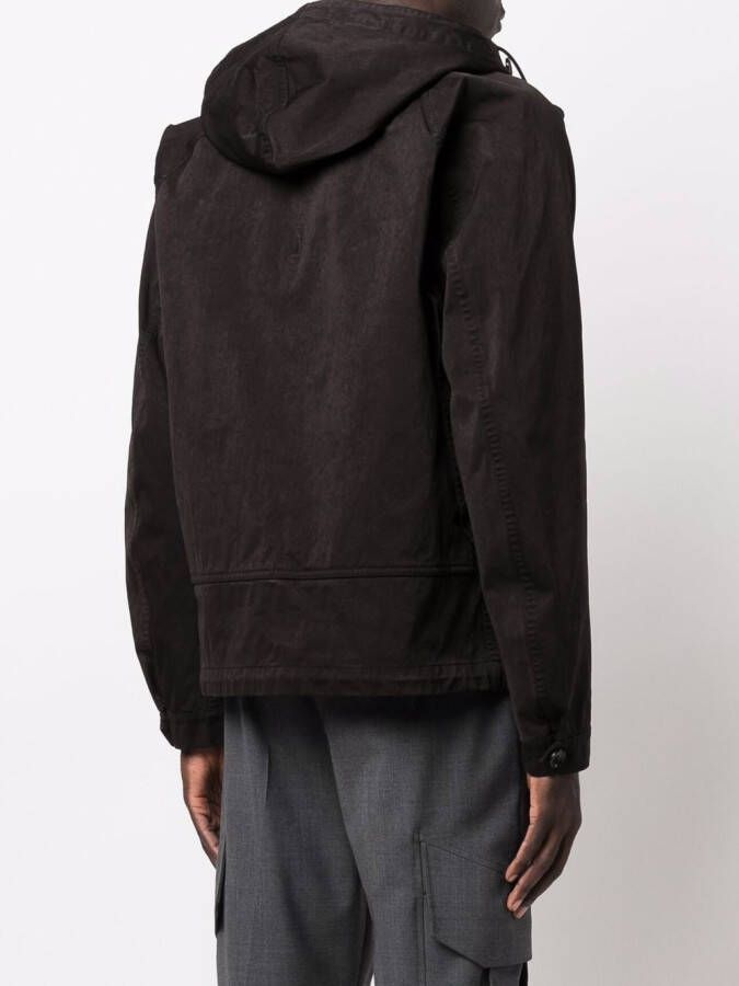 Ten C Jack met capuchon Zwart