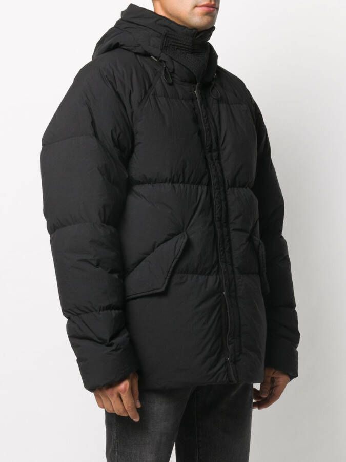 Ten C Jack met capuchon Zwart