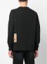 Ten C Sweater met logopatch Zwart - Thumbnail 4