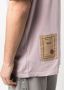 Ten C T-shirt met logopatch Roze - Thumbnail 5