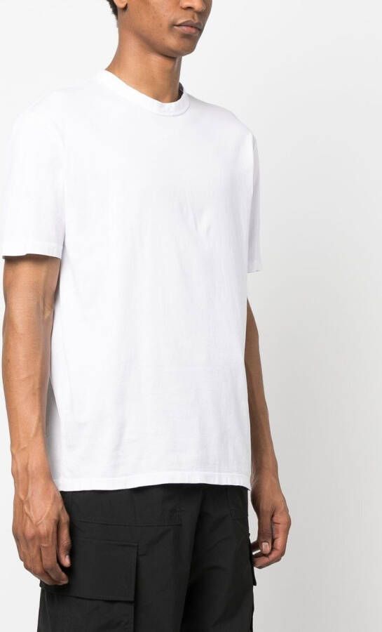 Ten C T-shirt met logopatch Wit