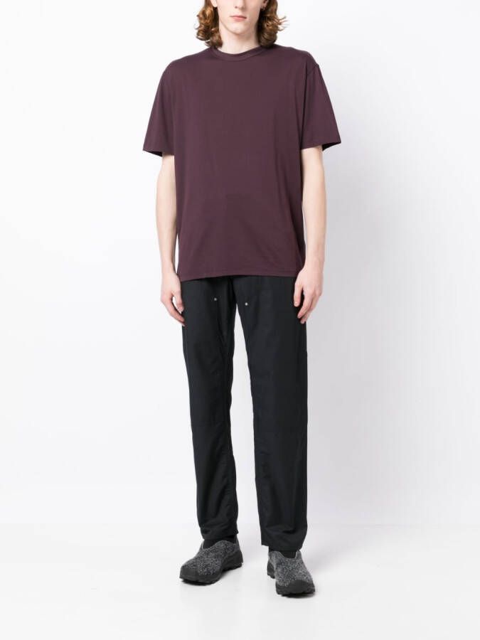 Ten C T-shirt met logopatch Rood