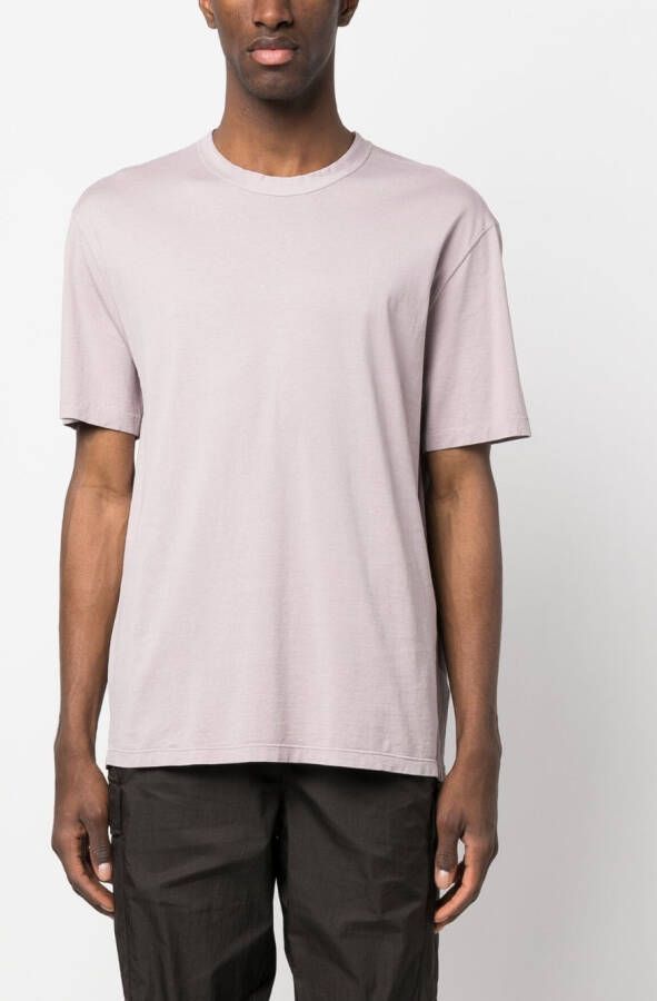 Ten C T-shirt met logopatch Roze