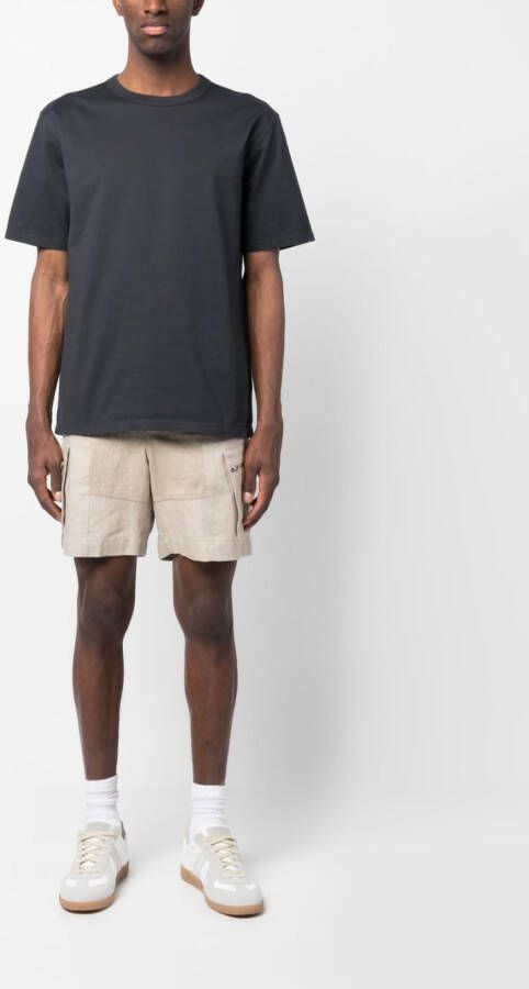 Ten C T-shirt met logoprint Zwart