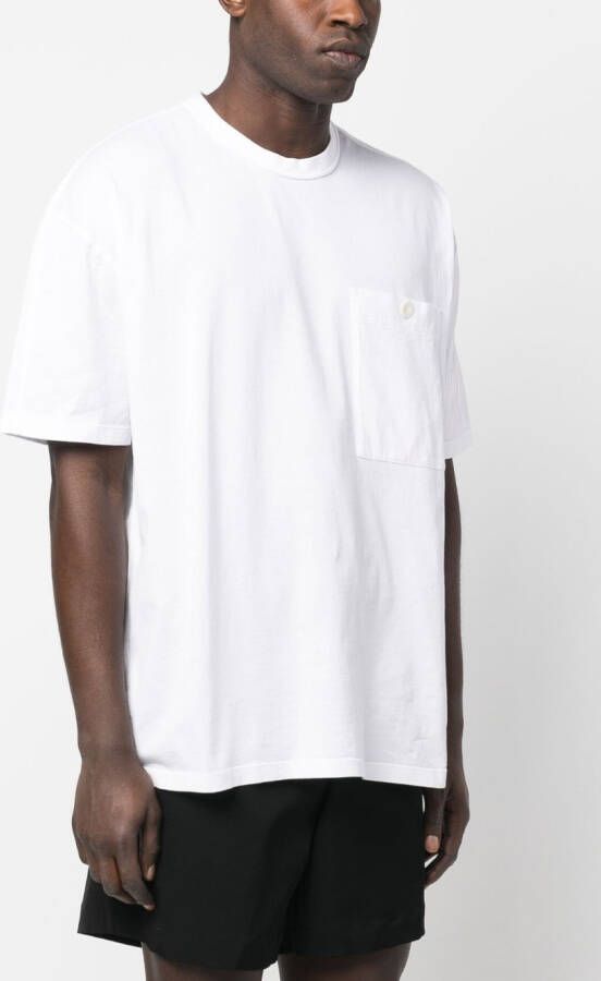 Ten C T-shirt met zak Wit