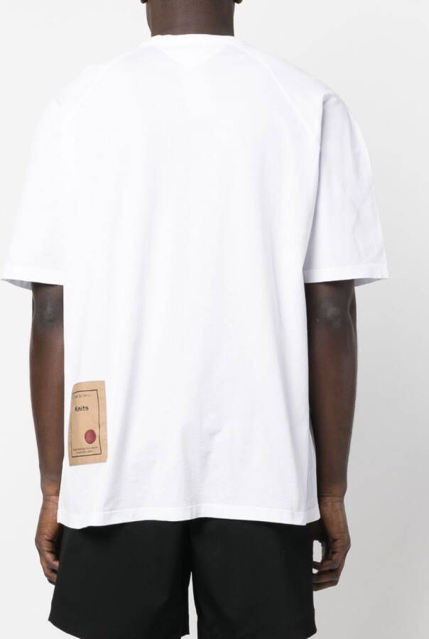 Ten C T-shirt met zak Wit