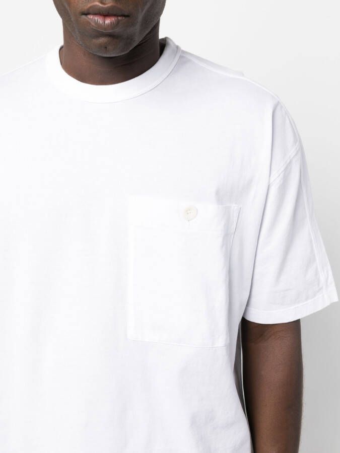 Ten C T-shirt met zak Wit